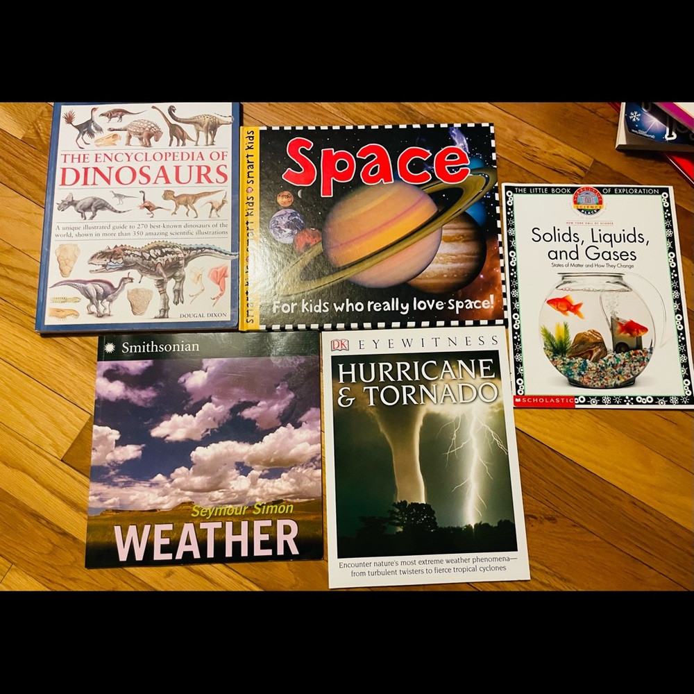 5 Kids Science Books - Various Subjects